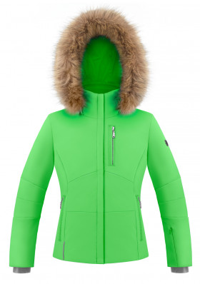 Detská dievčenská bunda Poivre Blanc W21-0802-JRGL/A Stretch Ski Jacket fizz green